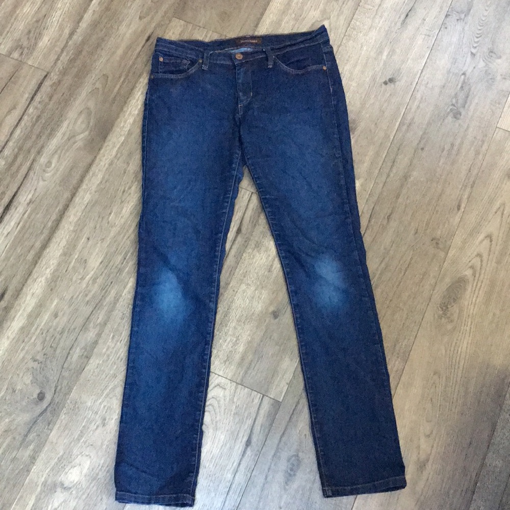 James jeans. Stretchy, skinny/straight